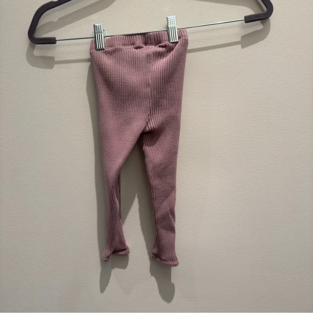 Zara Purple Kids Leggings 2-3 Years